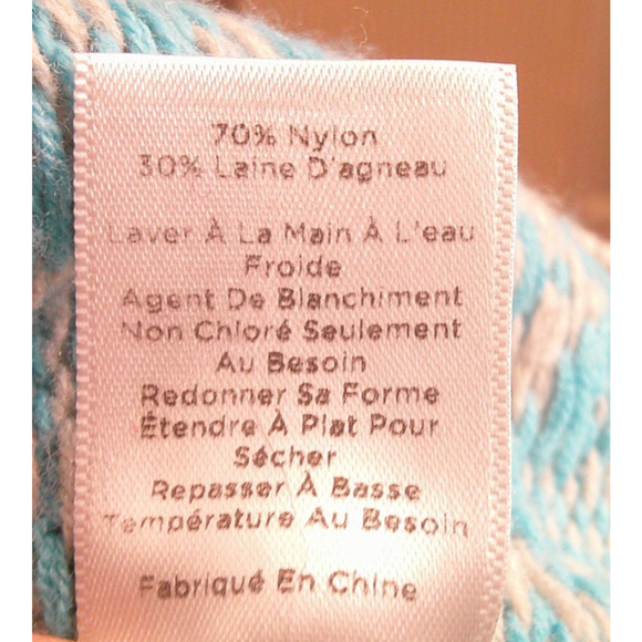 Talbot's Crew Neck Fair Isle Sweater Women's 2X Petite Icelandic, Nordic - Picture 9 of 9